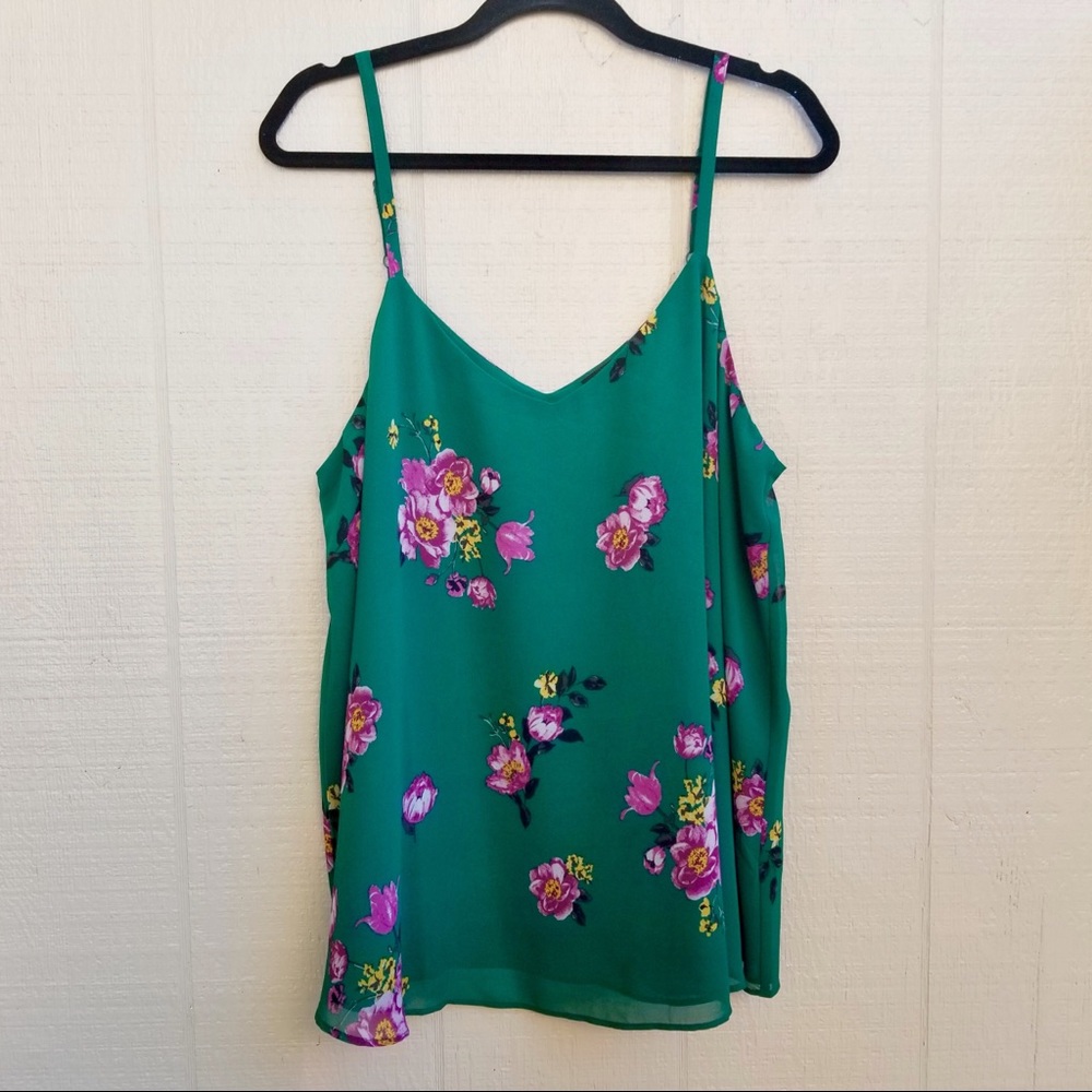 🌸HOST PICK🌸 NWT Torrid Floral Chiffon Swing Cami